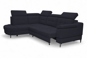 Narożnik ELECTRO OTKF-EKF-2SVKF - tkanina Ascot 16 Black - REDAM MEBLE