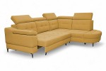 Narożnik ELECTRO 2SVKF-EKF-OTKF - tkanina Ascot Mostaza - REDAM MEBLE