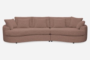Sofa SIDEM 1,5-1 - tkanina Coco 36 Carmmine - REDAM MEBLE