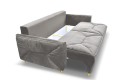 Sofa BELMONDI 3BFBK ( FRESH 02 ) - bryła, front, bok, pojemnik na pościel