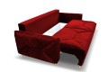 Sofa BELMONDI 3BFBK ( FRESH 08 ) - bryła, front, bok , pojemnik na pościel