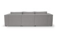 Sofa nierozkładana POLLY 3ER z pufą - tkanina Hold Me 34 - REDAM MEBLE