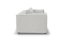 Sofa nierozkładana POLLY 2ER z pufą - tkanina Hold Me 01 - REDAM MEBLE