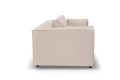 Sofa nierozkładana POLLY 2ER z pufą - tkanina Hold Me 02 - REDAM MEBLE