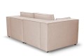 Sofa nierozkładana POLLY 2ER z pufą - tkanina Hold Me 02 - REDAM MEBLE