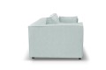 Sofa nierozkładana POLLY 2ER z pufą - tkanina Hold Me 20 - REDAM MEBLE