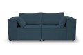 Sofa nierozkładana POLLY 2ER z pufą - tkanina Hold Me 23 - REDAM MEBLE