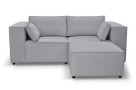 Sofa nierozkładana POLLY 2ER z pufą - tkanina Hold Me 33 - REDAM MEBLE 