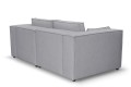 Sofa nierozkładana POLLY 2ER z pufą - tkanina Hold Me 33 - REDAM MEBLE