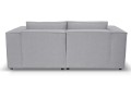 Sofa nierozkładana POLLY 2ER z pufą - tkanina Hold Me 33 - REDAM MEBLE