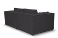 Sofa nierozkładana POLLY 2ER z pufą - tkanina Hold Me 35 - REDAM MEBLE