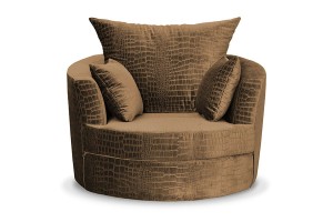 Fotel obrotowy NERO - tkanina velvet Croco 543 - REDAM MEBLE