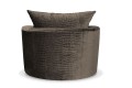 Fotel obrotowy NERO - tkanina velvet Croco 102