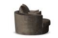 Fotel obrotowy NERO - tkanina velvet Croco 102
