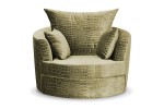 Fotel obrotowy NERO - tkanina velvet Croco 104 - REDAM MEBLE