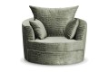 Fotel obrotowy NERO - tkanina velvet Croco 107