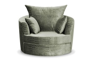 Fotel obrotowy NERO - tkanina velvet Croco 107 - REDAM MEBLE