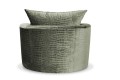 Fotel obrotowy NERO - tkanina velvet Croco 107