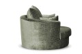 Fotel obrotowy NERO - tkanina velvet Croco 107