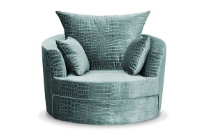Fotel obrotowy NERO - tkanina velvet Croco 606 - REDAM MEBLE