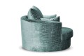 Fotel obrotowy NERO - tkanina velvet Croco 606