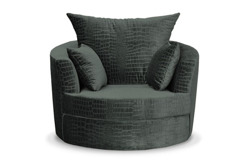 Fotel obrotowy NERO - tkanina velvet Croco 800
