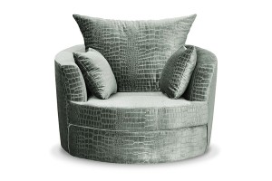Fotel obrotowy NERO - tkanina velvet Croco 801 - REDAM MEBLE
