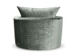 Fotel obrotowy NERO - tkanina velvet Croco 801
