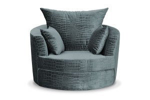 Fotel obrotowy NERO - tkanina velvet Croco 805 - REDAM MEBLE