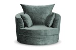 Fotel obrotowy NERO - tkanina velvet Croco 806 - REDAM MEBLE