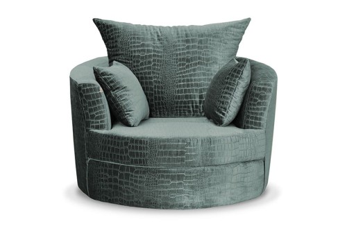 Fotel obrotowy NERO - tkanina velvet Croco 806