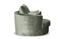 Fotel obrotowy NERO - tkanina velvet Croco 906
